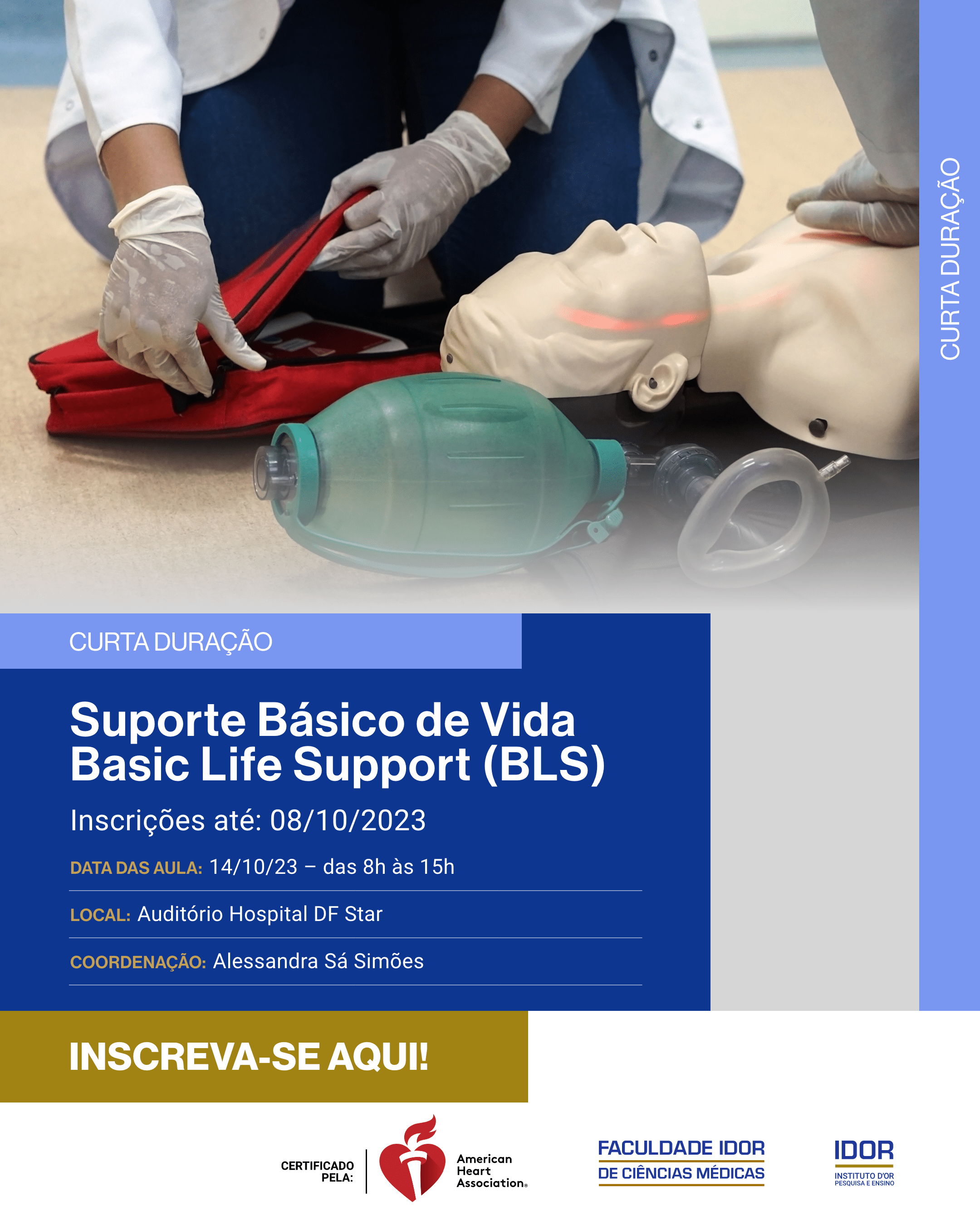 Inscrições Abertas Para Os Curso De Suporte Básico De Vida Basic Life